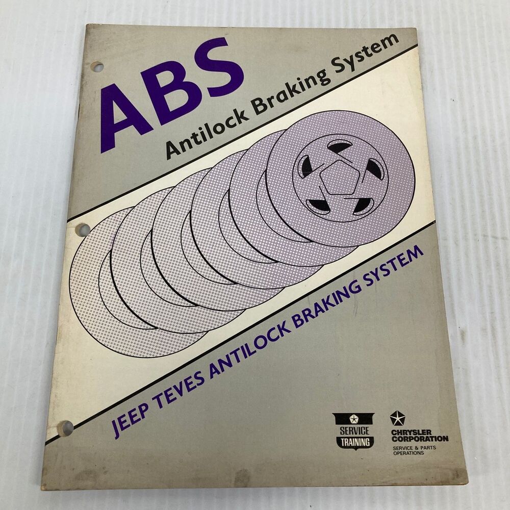 ABS Antilock Braking System Jeep Teves Chrysler Training